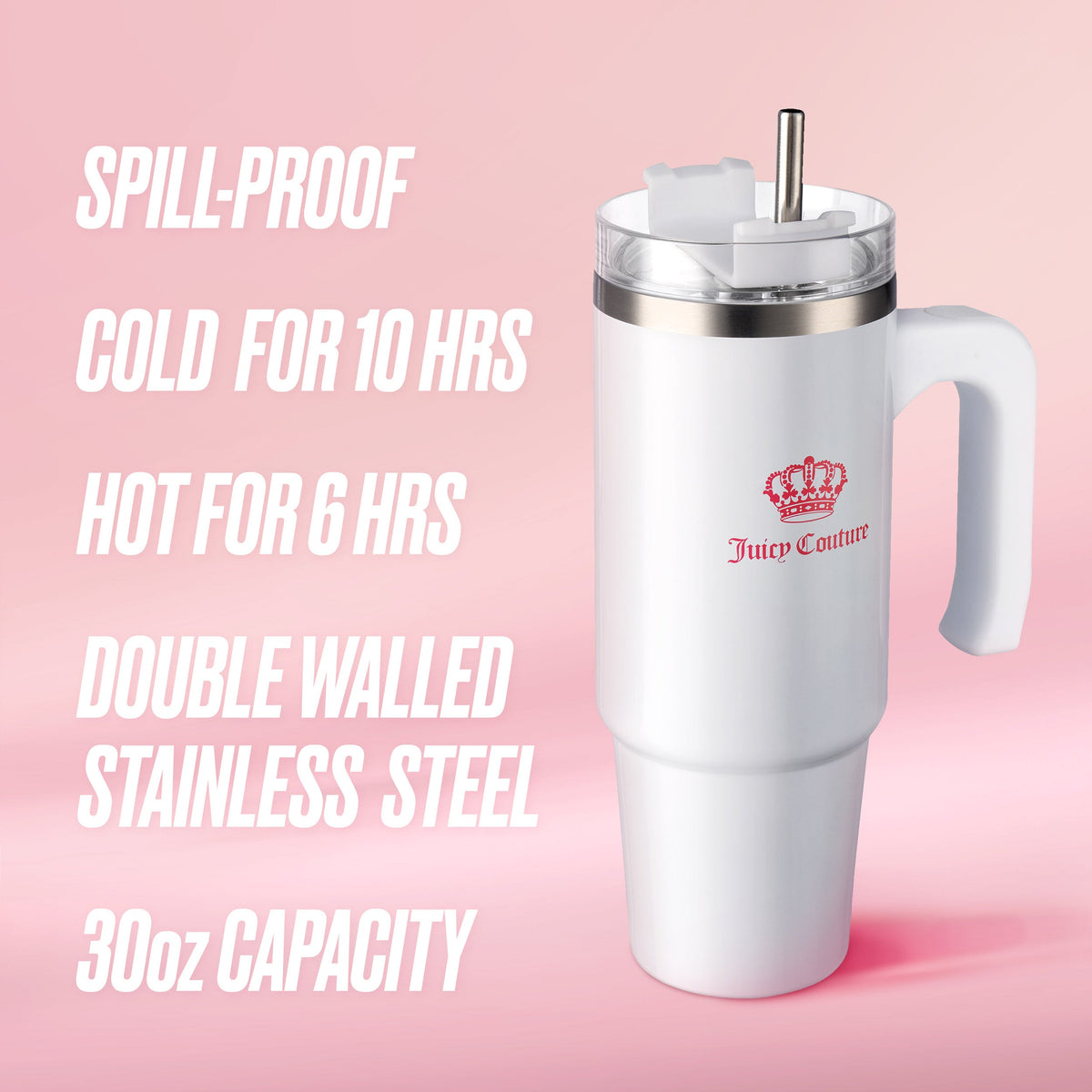 Glam Glam Logo Stainless Steel Water Bottle