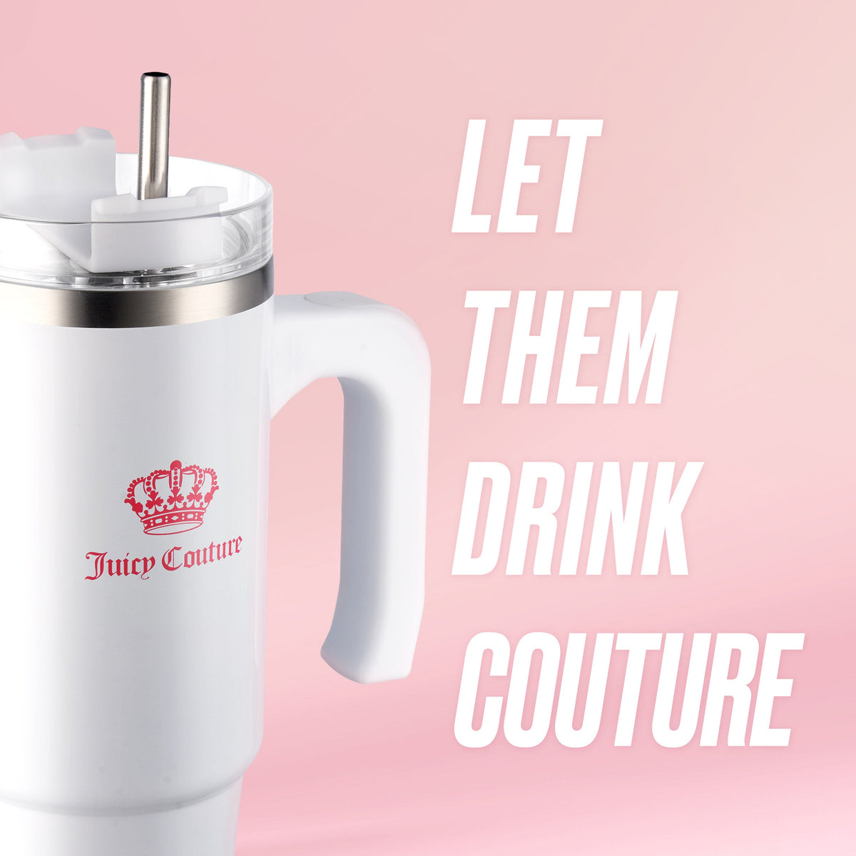 Glam Glam Logo Stainless Steel Water Bottle