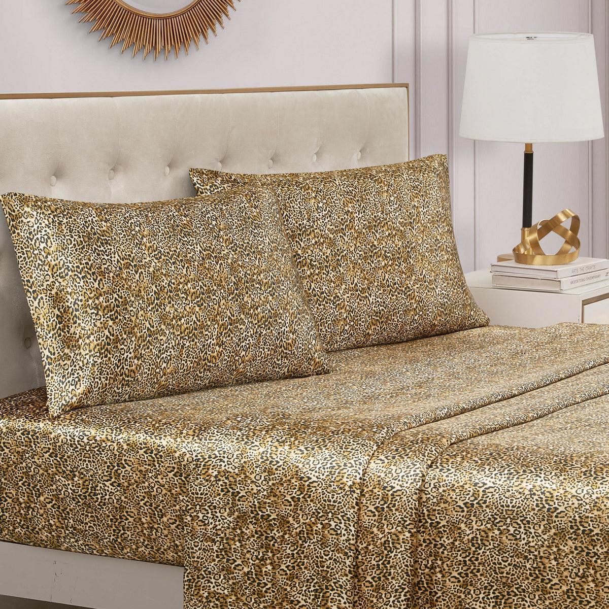 Glam Solid Satin Sheet Set