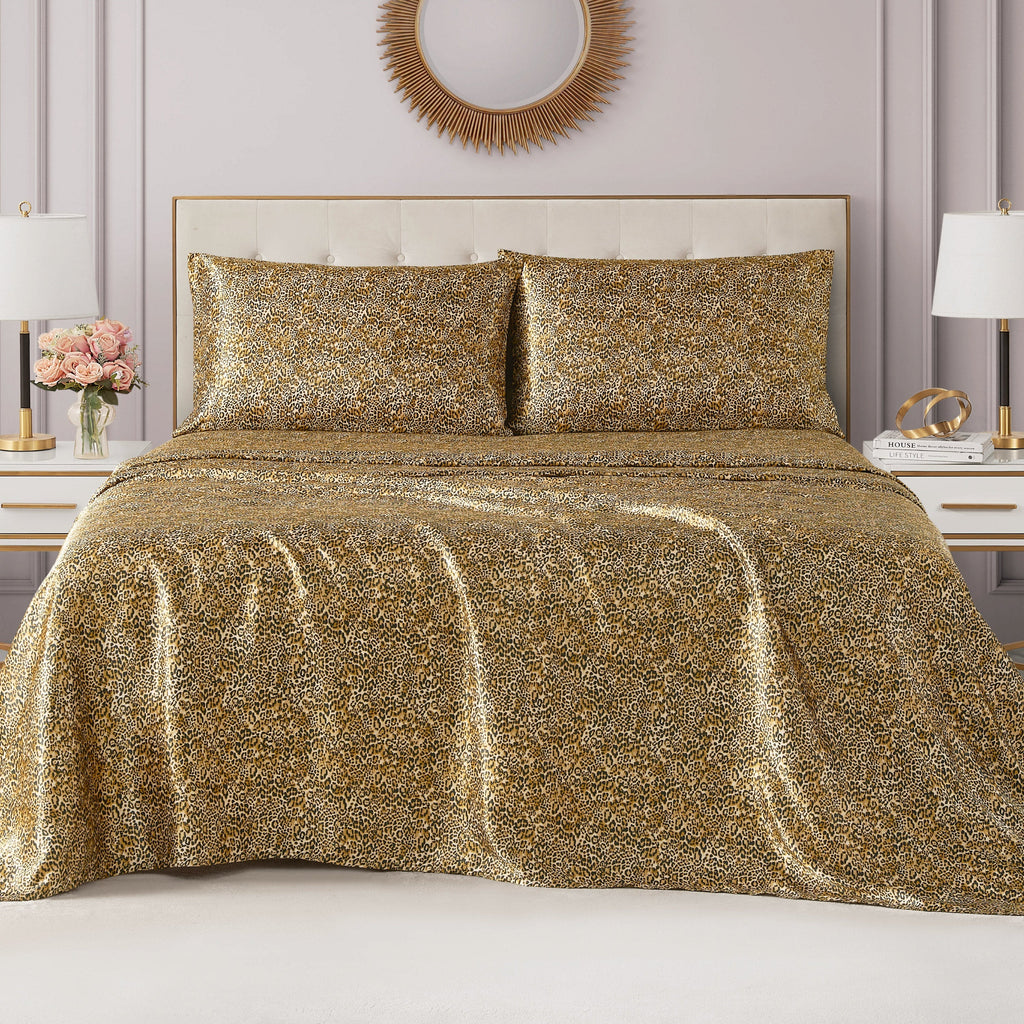 Glam Solid Satin Sheet Set