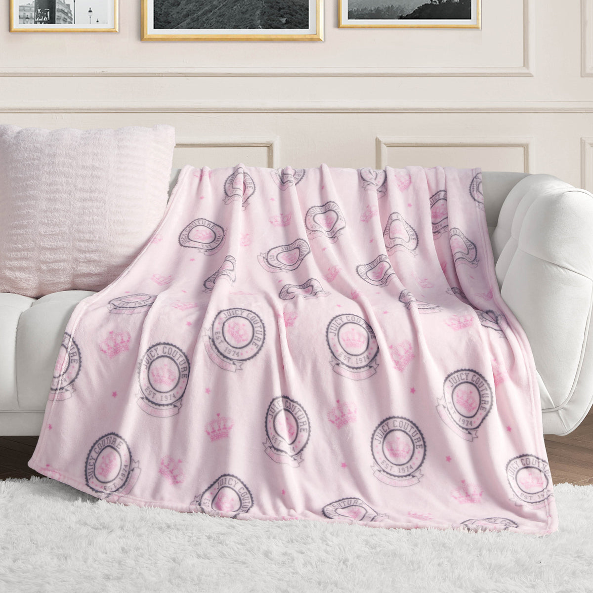 Glam Plush Throw Blanket