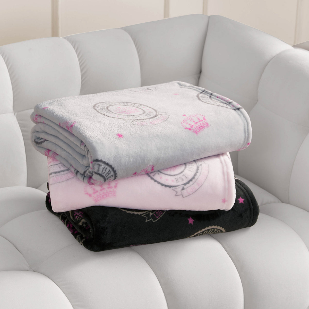 Glam Plush Throw Blanket