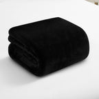 Glam Solid Rabbit Mink Faux Fur Throw Blanket