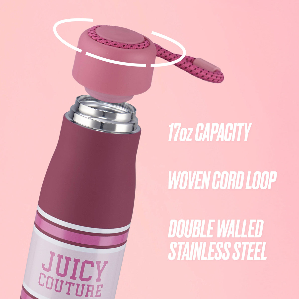 Glam Luxe Loop Hydration Stainless Steel Tumbler