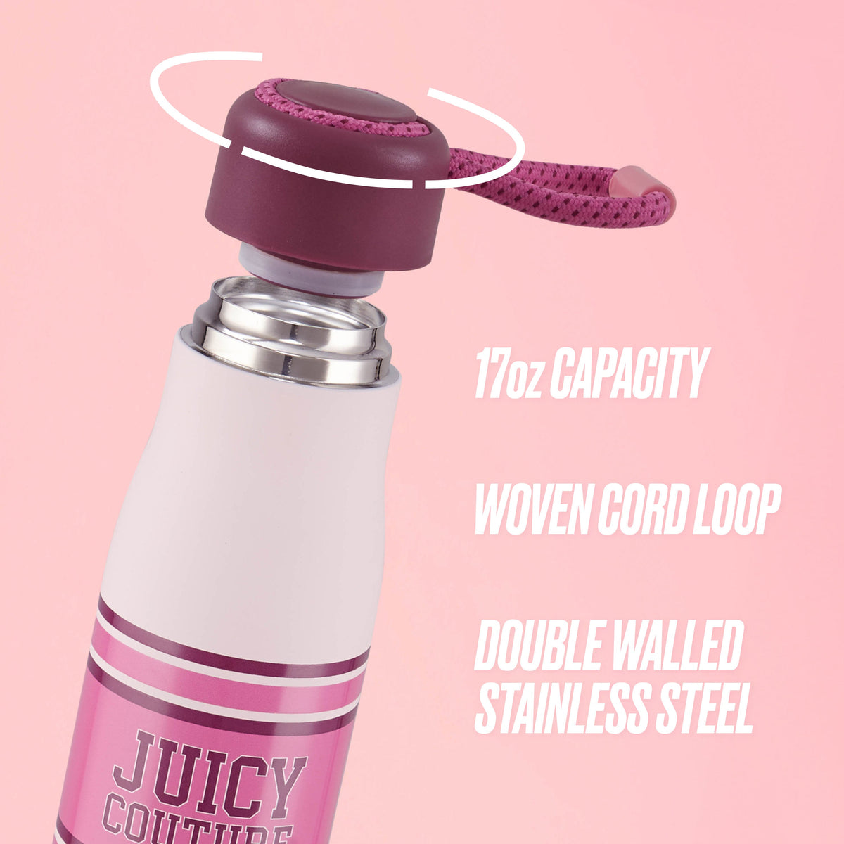 Glam Luxe Loop Hydration Stainless Steel Tumbler