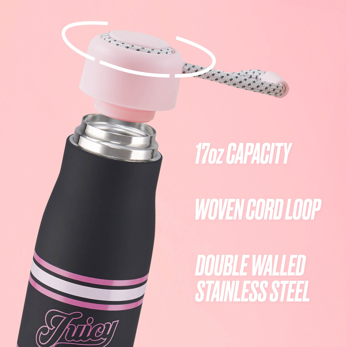 Glam Luxe Loop Hydration Stainless Steel Tumbler
