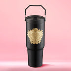 Glam Flip & Sip Hydration Stainless Steel Tumbler