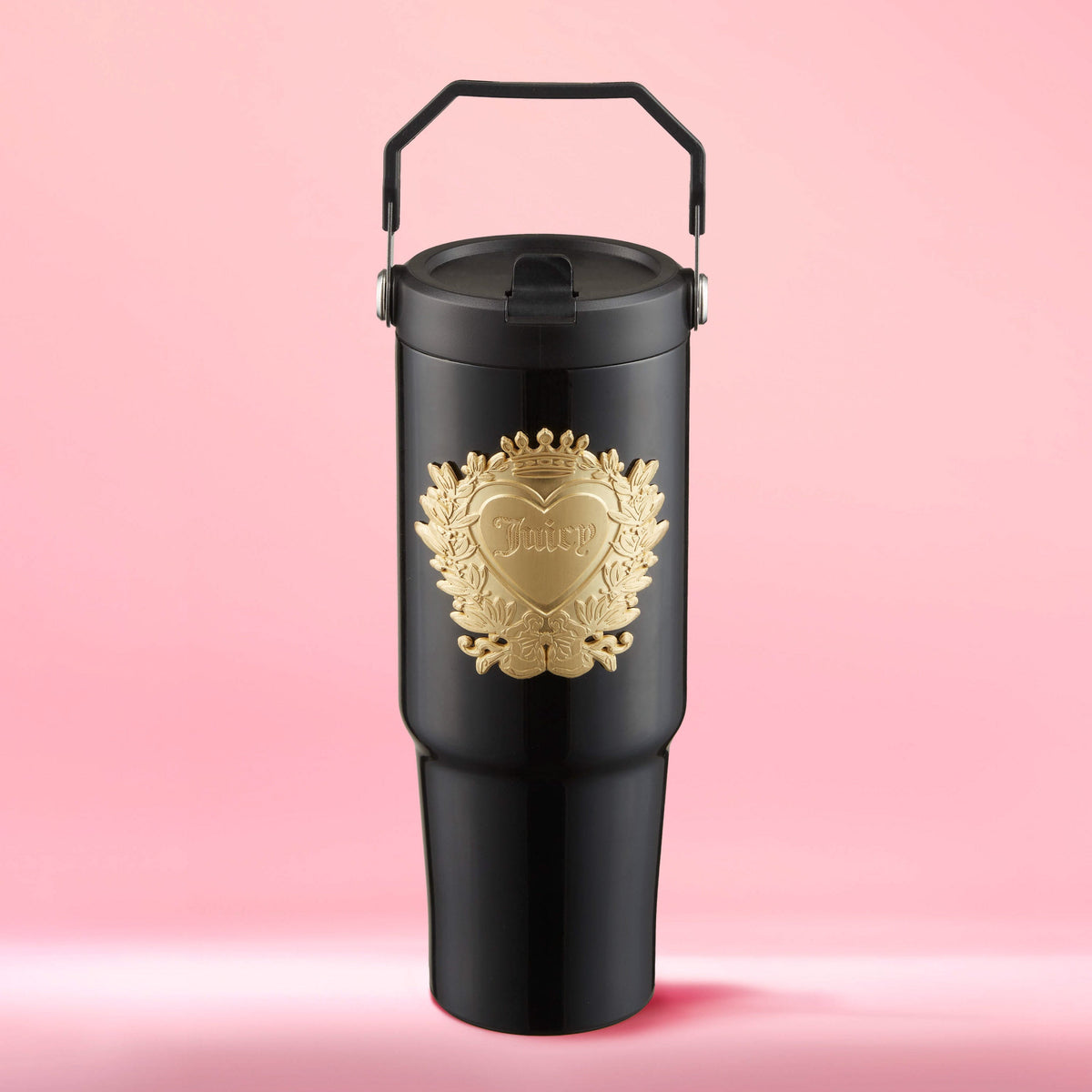Glam Flip & Sip Hydration Stainless Steel Tumbler