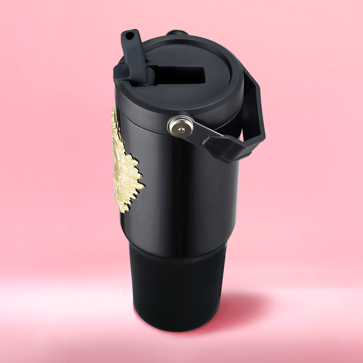 Glam Flip & Sip Hydration Stainless Steel Tumbler