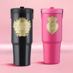 Glam Flip & Sip Hydration Stainless Steel Tumbler