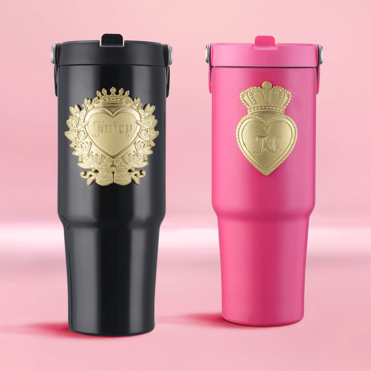 Glam Flip & Sip Hydration Stainless Steel Tumbler
