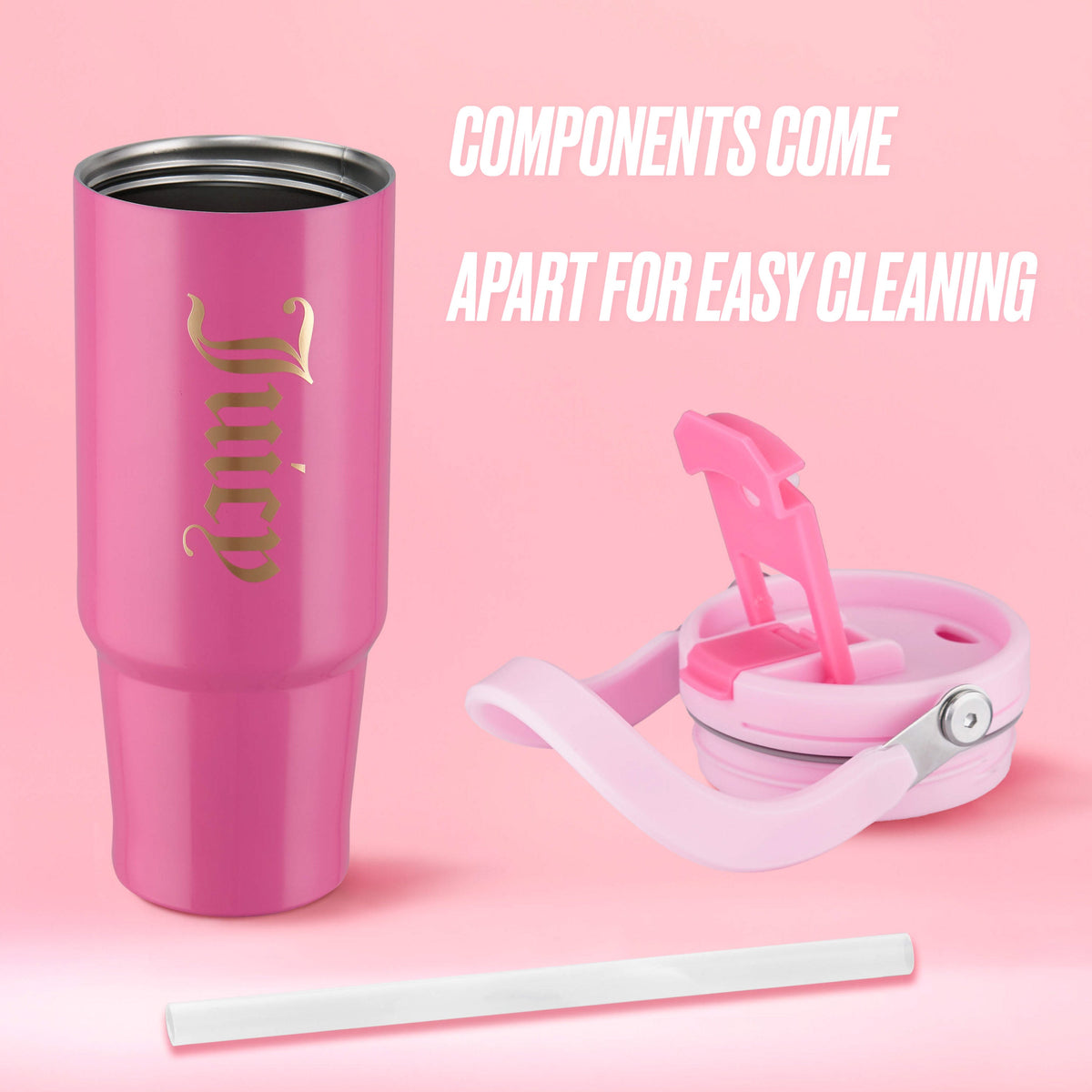 Glam Flip Fusion Hydration Stainless Steel Tumbler