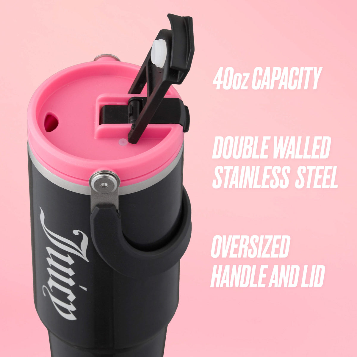 Glam Flip Fusion Hydration Stainless Steel Tumbler