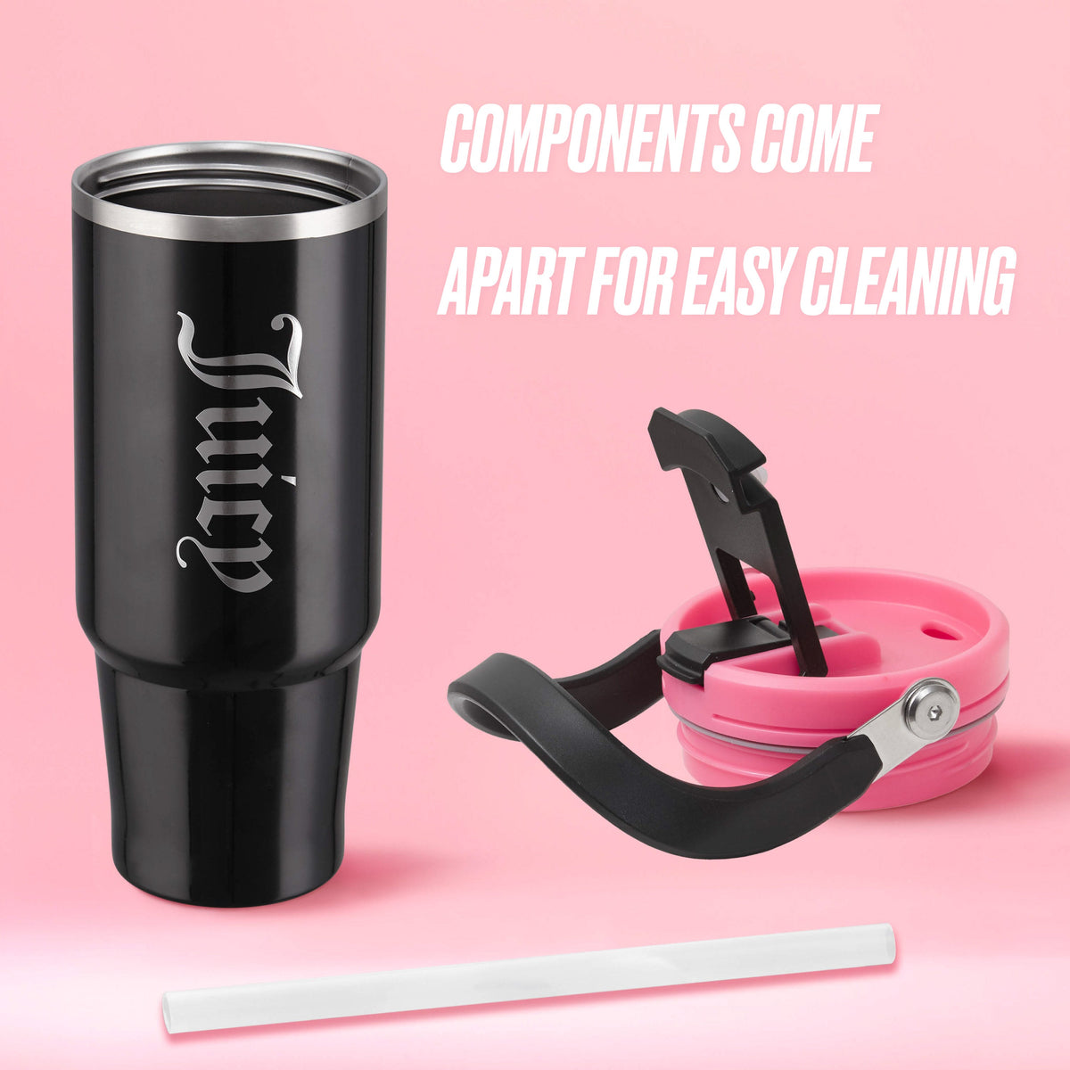 Glam Flip Fusion Hydration Stainless Steel Tumbler