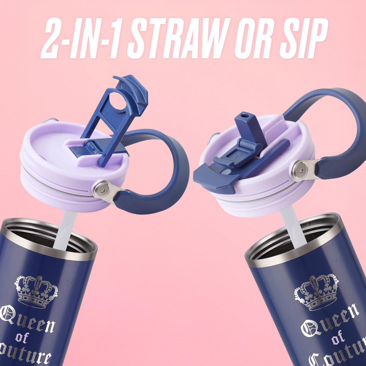 Glam Flip Fusion Hydration Stainless Steel Tumbler