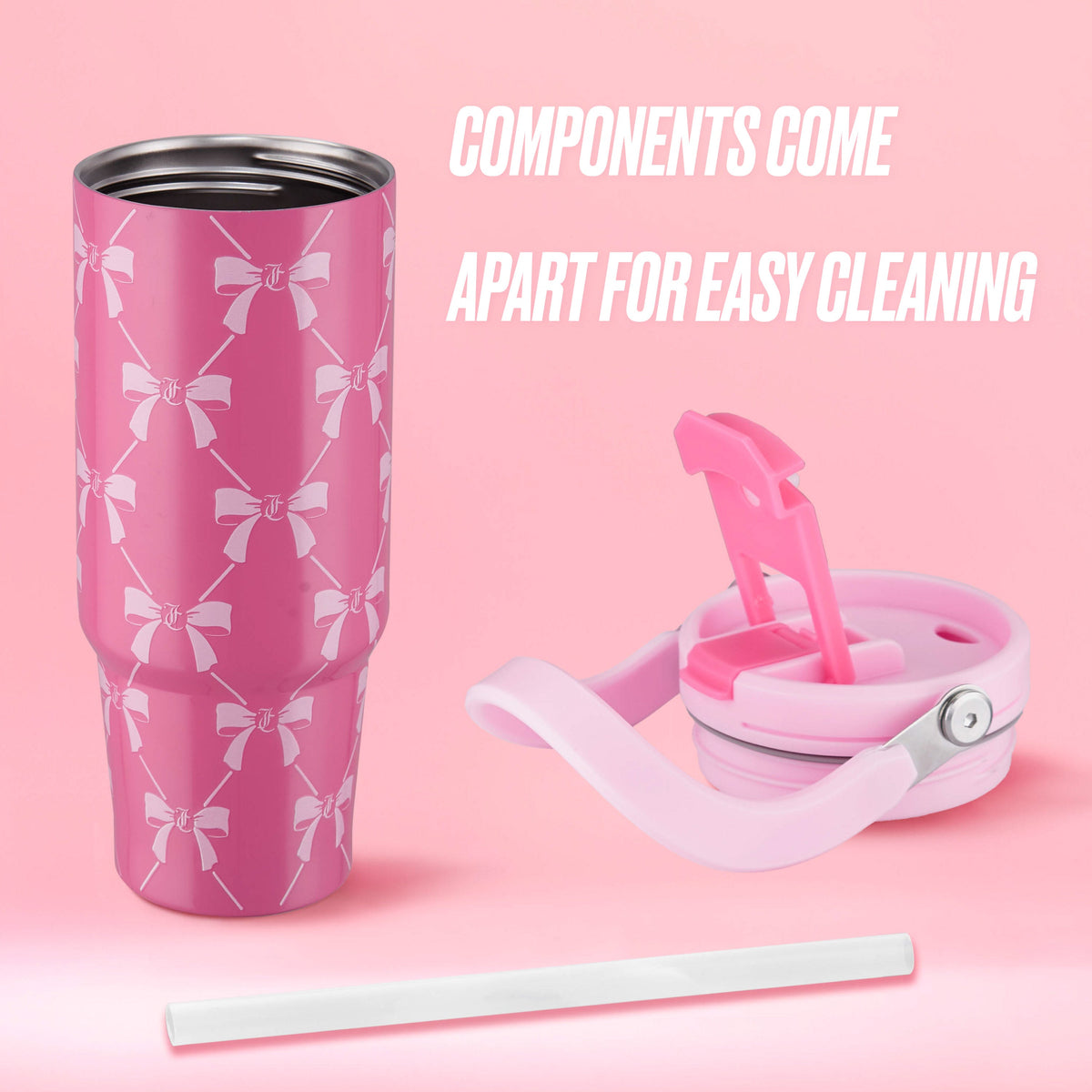 Glam Flip Fusion Hydration Stainless Steel Tumbler