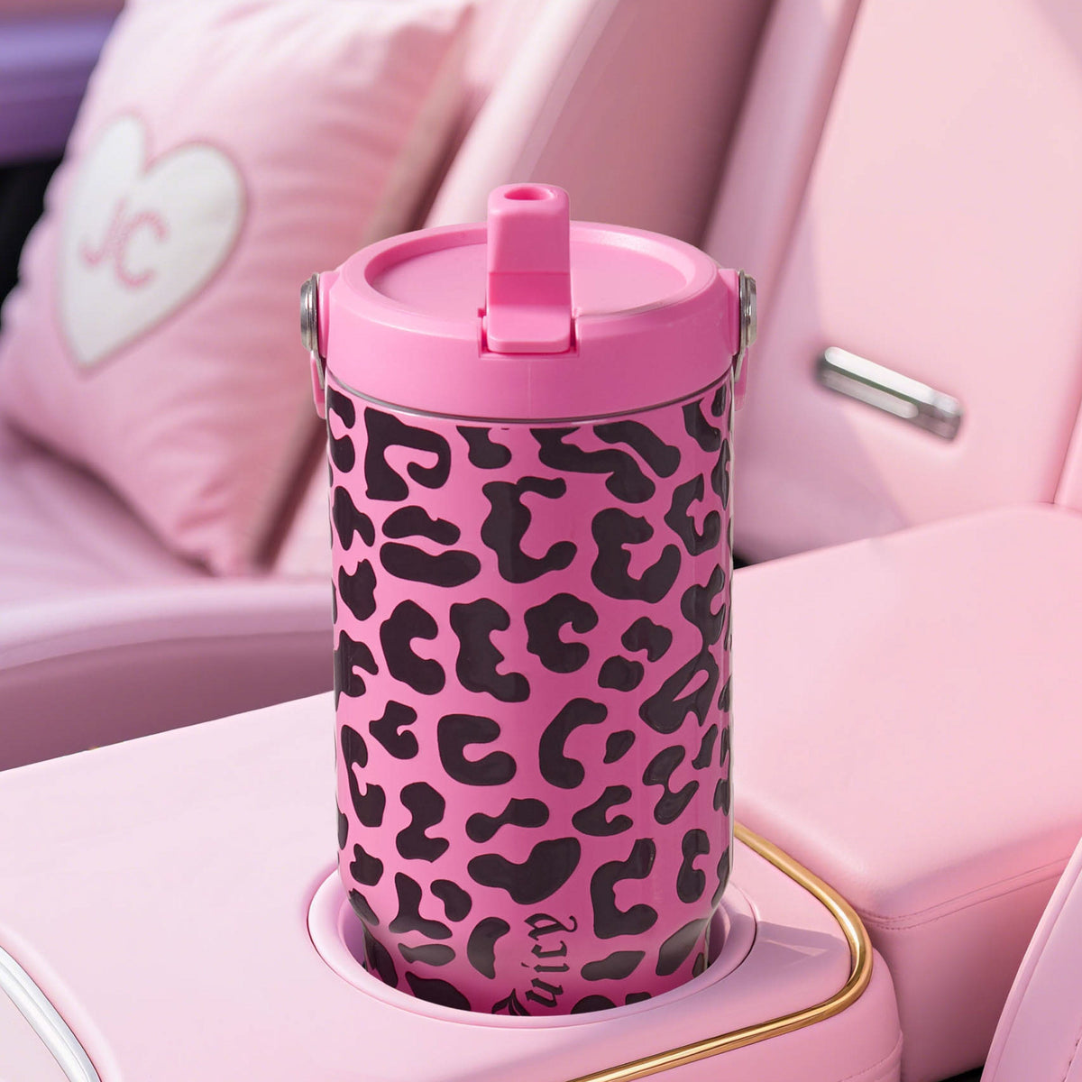 Glam Flip & Sip Hydration Stainless Steel Tumbler