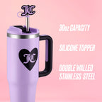 Glam Jetsetter Hydration Stainless Steel Tumbler 30 oz