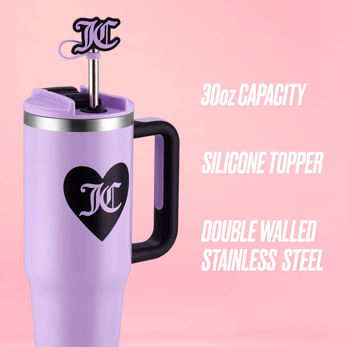 Glam Jetsetter Hydration Stainless Steel Tumbler 30 oz