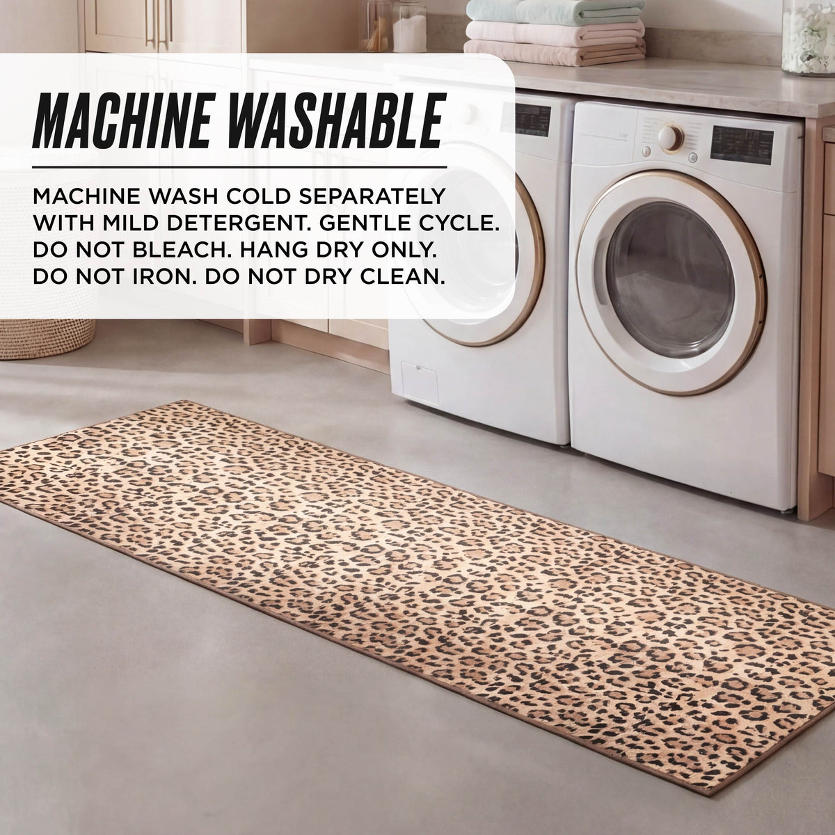 Glam Finley Washable Rug 2 x 6