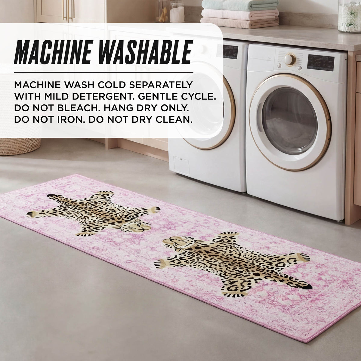 Glam Finley Washable Rug 2 x 6