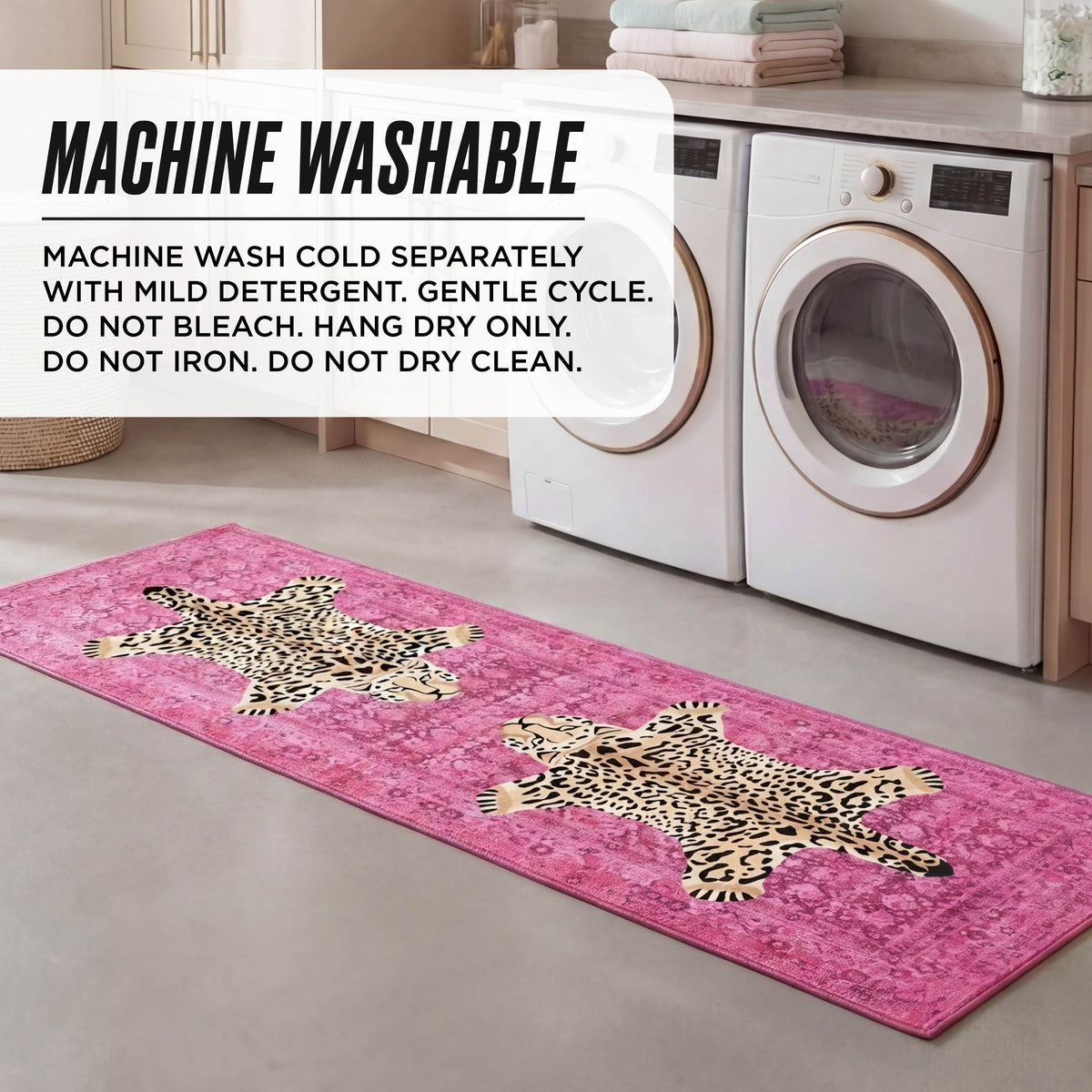 Glam Finley Washable Rug 2 x 6