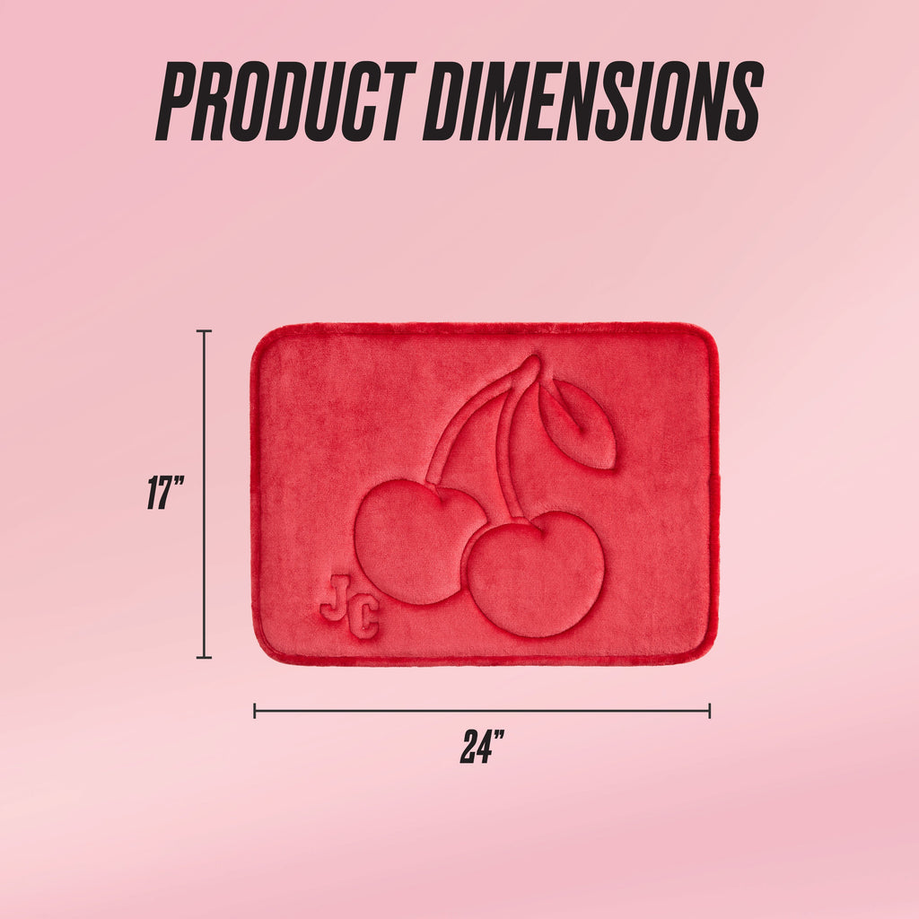 Glam Quilted Memory Foam Bath Mat 17 x 24