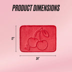 Glam Quilted Memory Foam Bath Mat 17 x 24