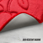 Glam Quilted Memory Foam Bath Mat 17 x 24
