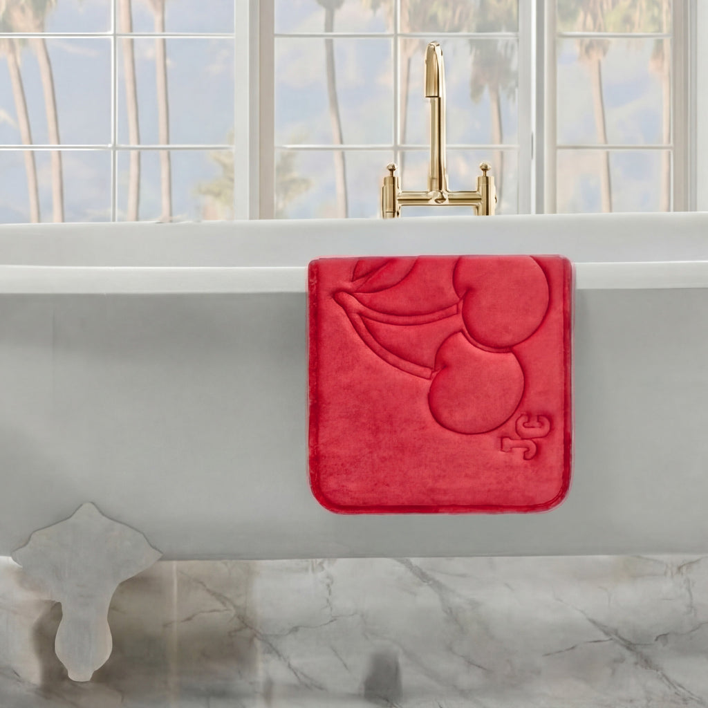 Glam Quilted Memory Foam Bath Mat 17 x 24