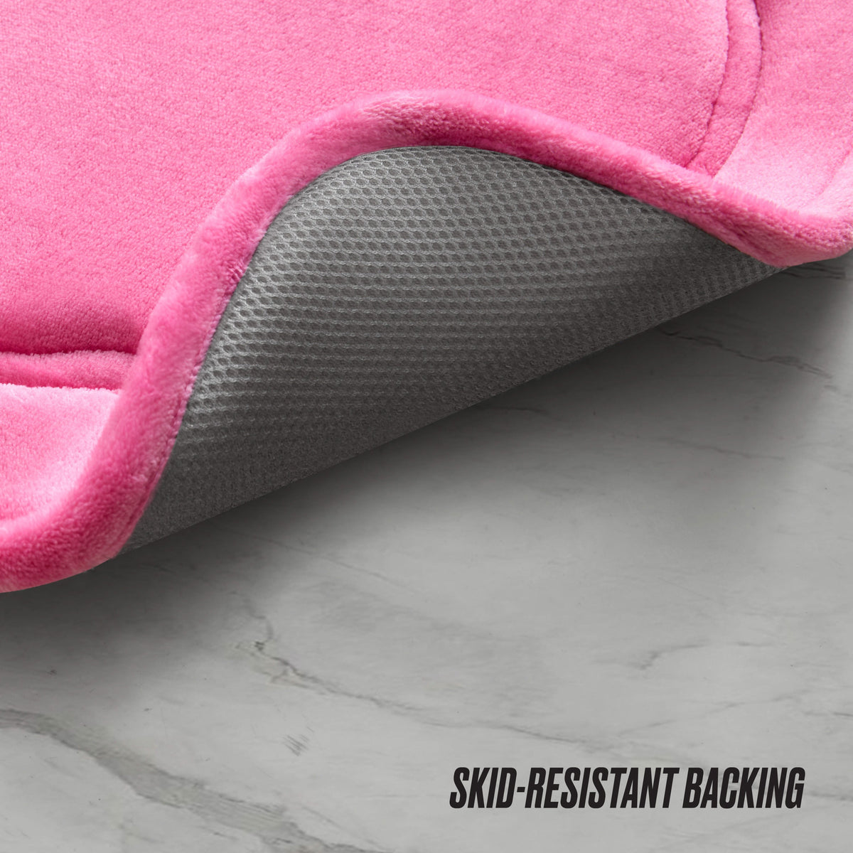 Glam Quilted Memory Foam Bath Mat 17 x 24