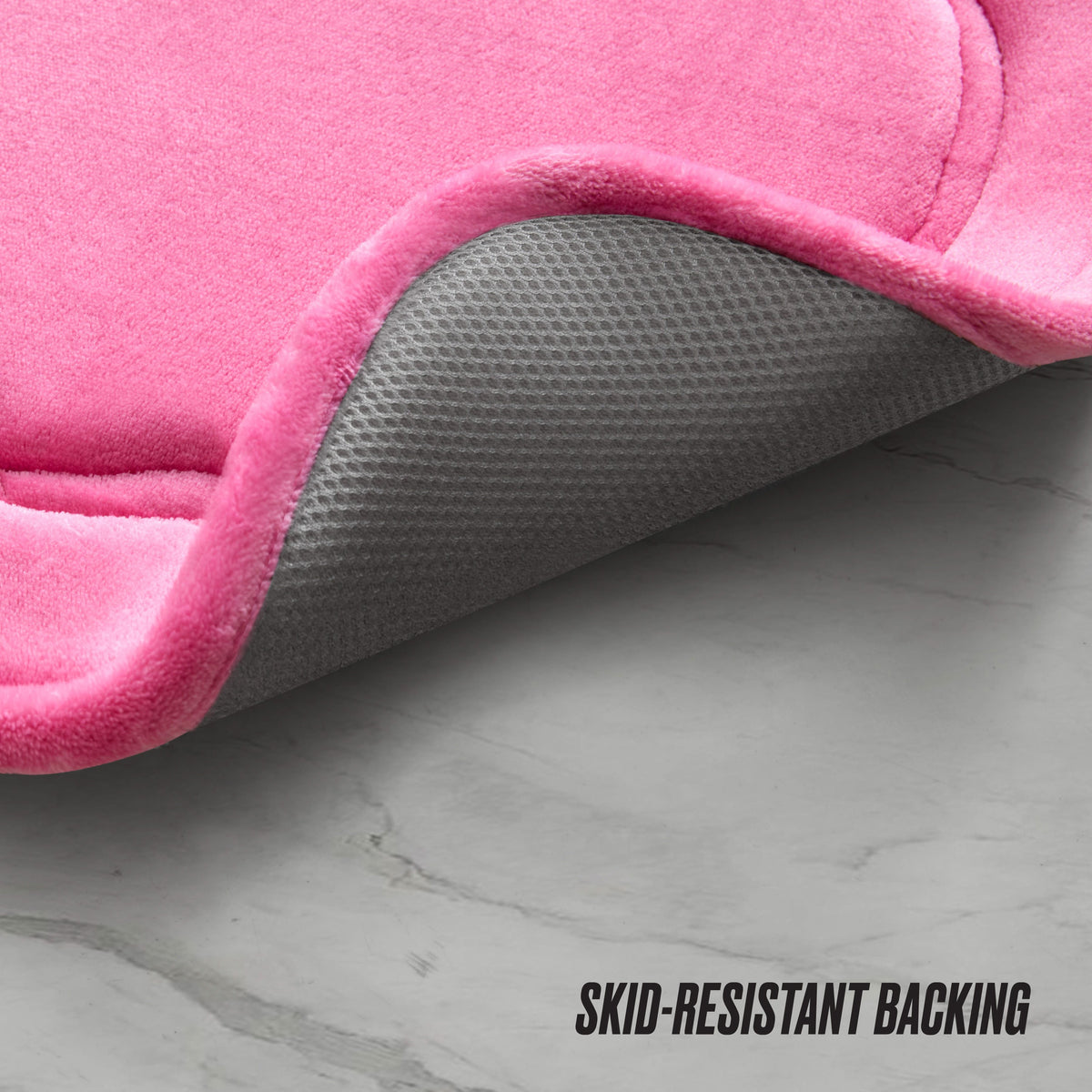 Glam Quilted Memory Foam Bath Mat 20 x 32
