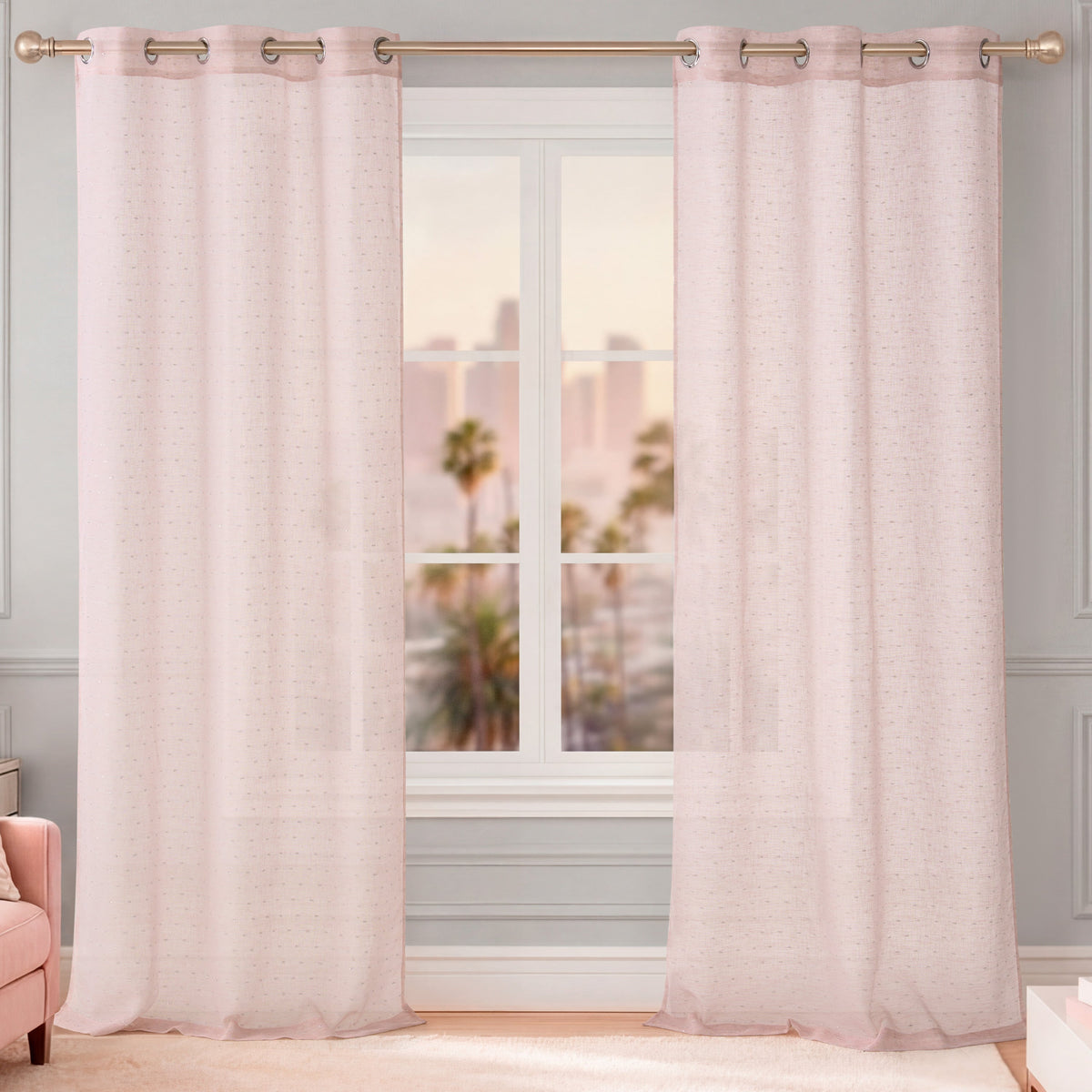 Glam Aurora Sheer Window Curtain