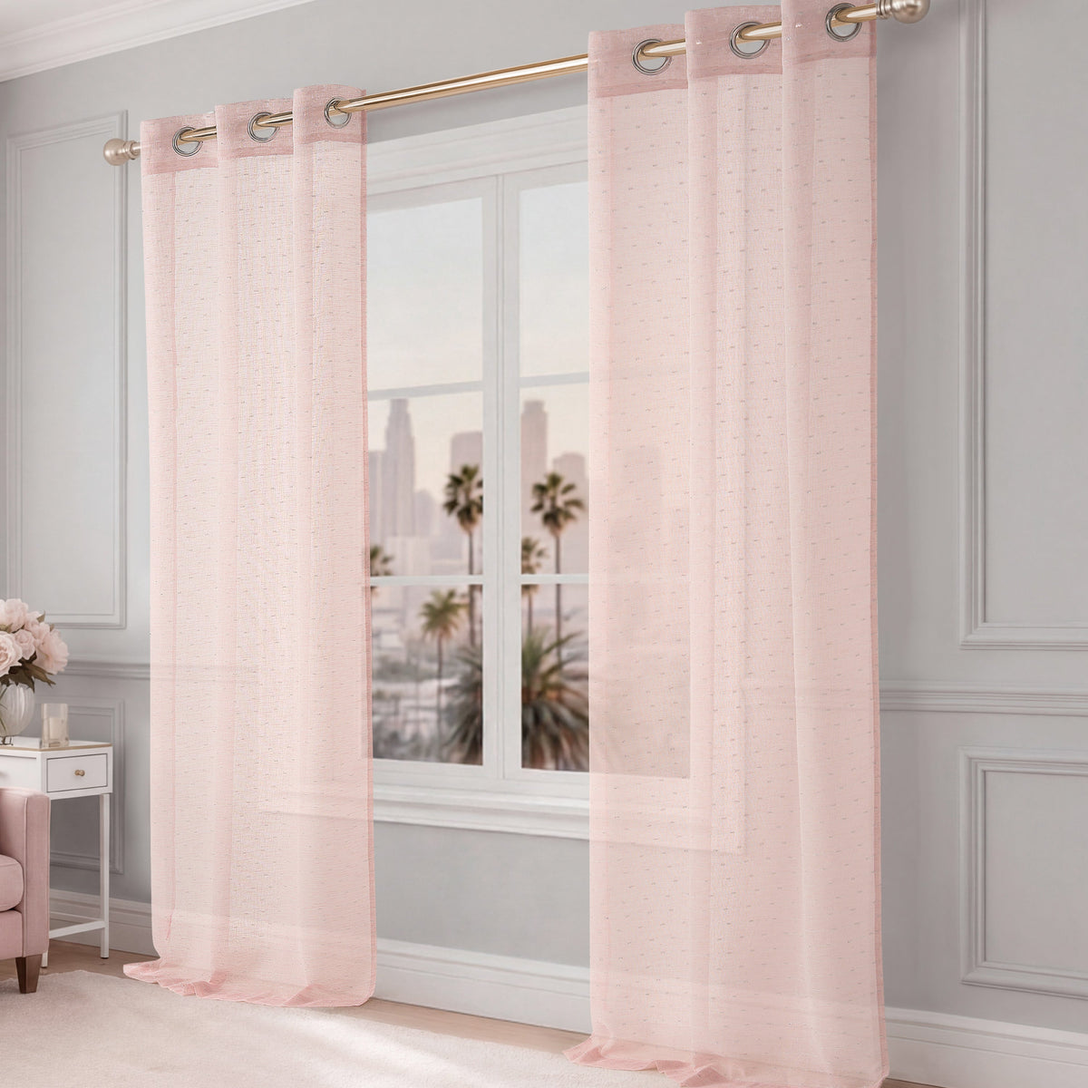Glam Aurora Sheer Window Curtain