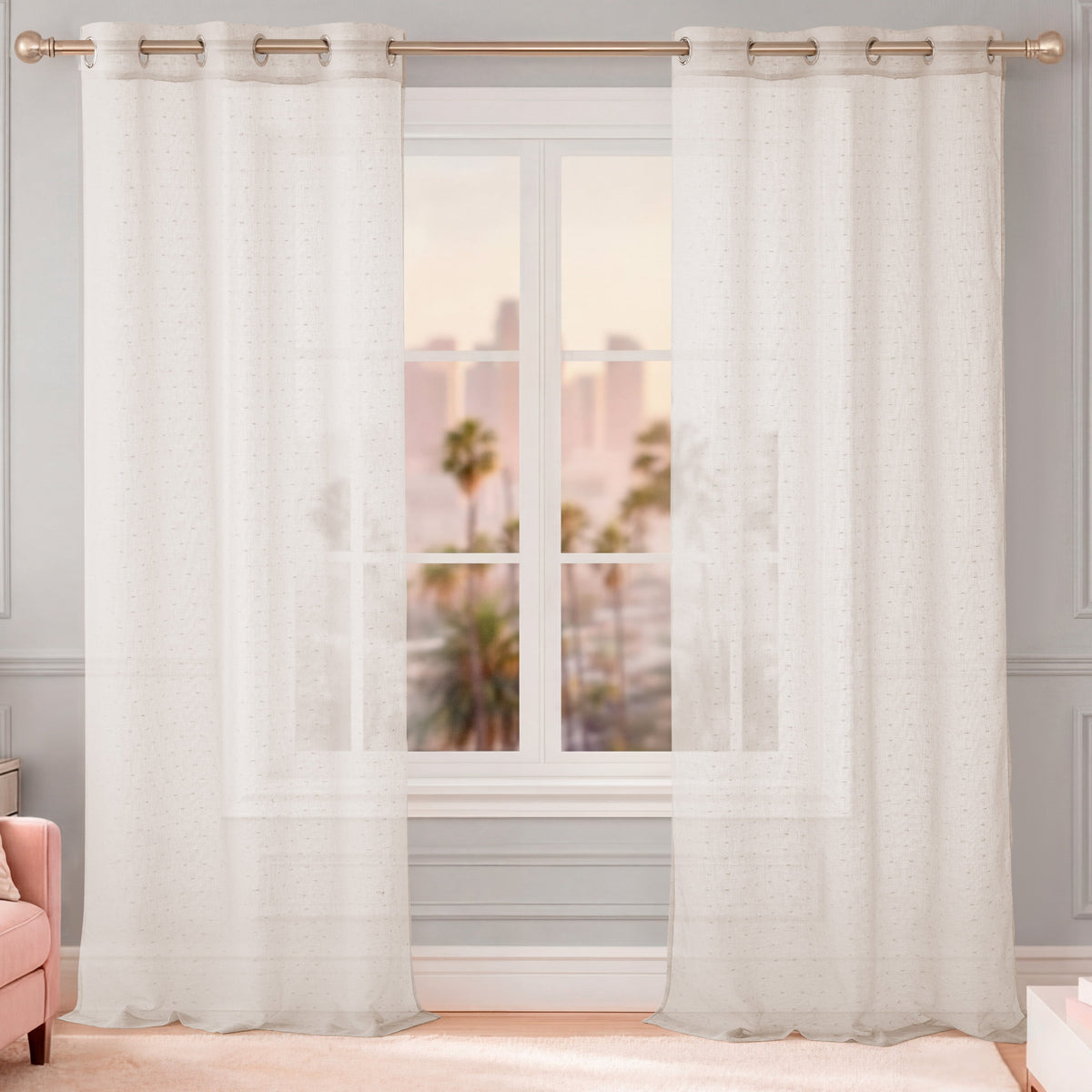 Glam Aurora Sheer Window Curtain