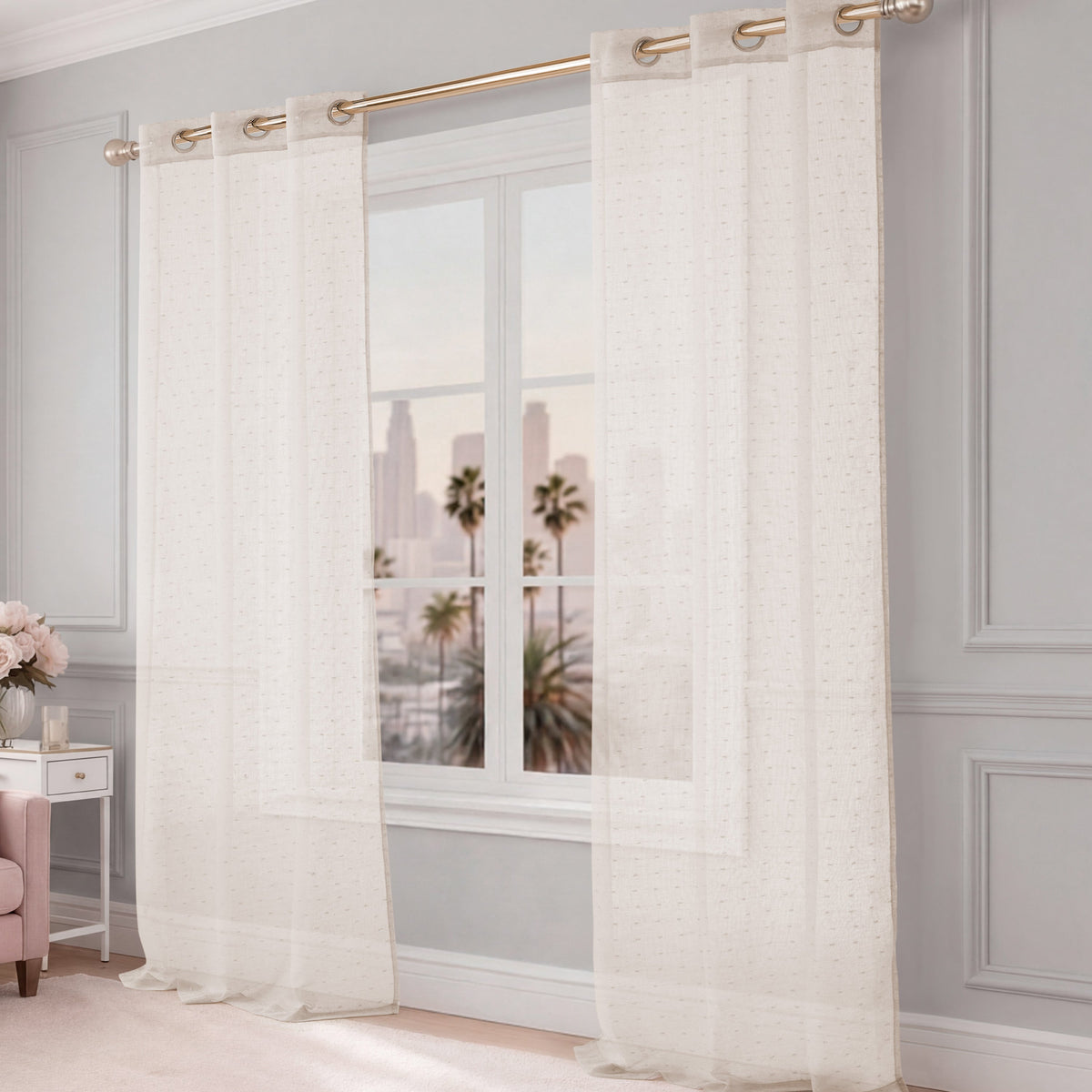 Glam Aurora Sheer Window Curtain