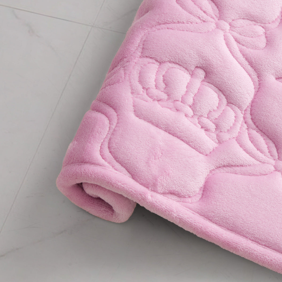 Glam Quilted Memory Foam Bath Mat 17 x 24