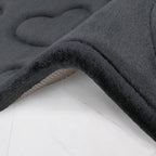 Glam Quilted Memory Foam Bath Mat 2-Piece Set