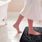 Glam Quilted Memory Foam Bath Mat 2-Piece Set