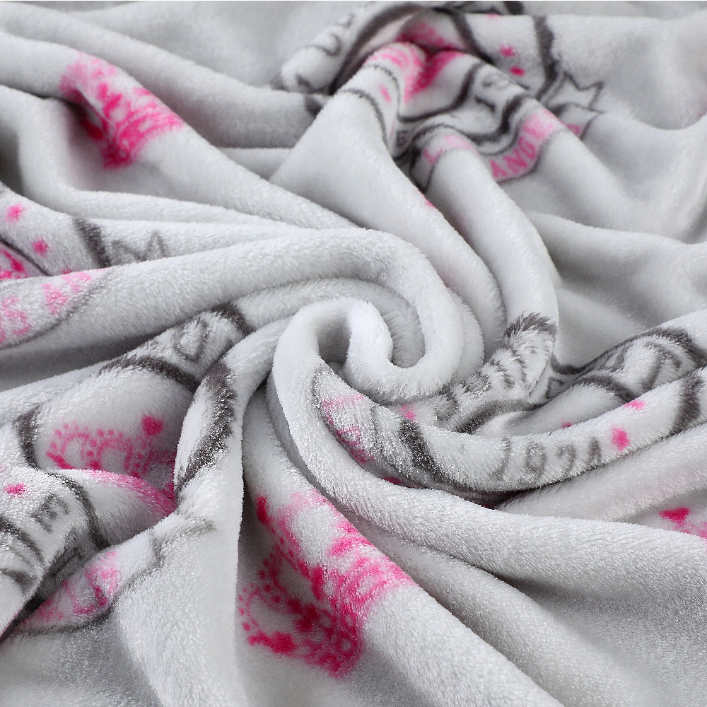 Glam Plush Throw Blanket
