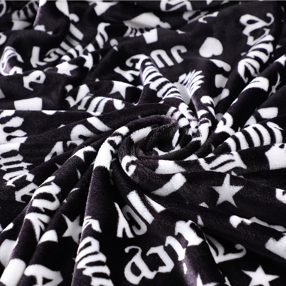 Glam Plush Throw Blanket