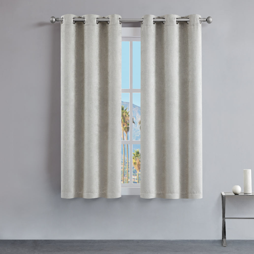 Glam Faux Suede Curtains