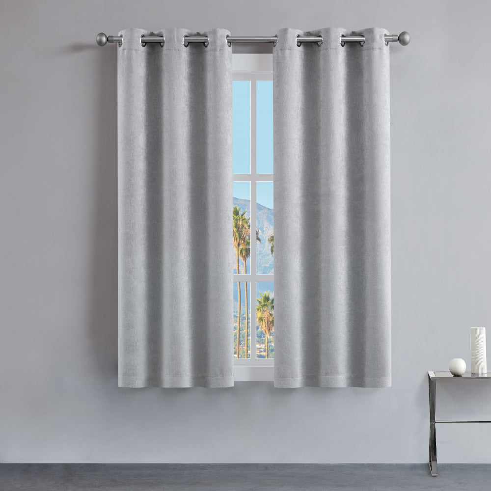 Glam Faux Suede Curtains