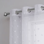 Glam Evelyn Polka Dot Sheer Curtains