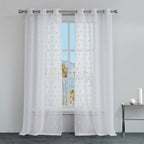 Glam Evelyn Polka Dot Sheer Curtains