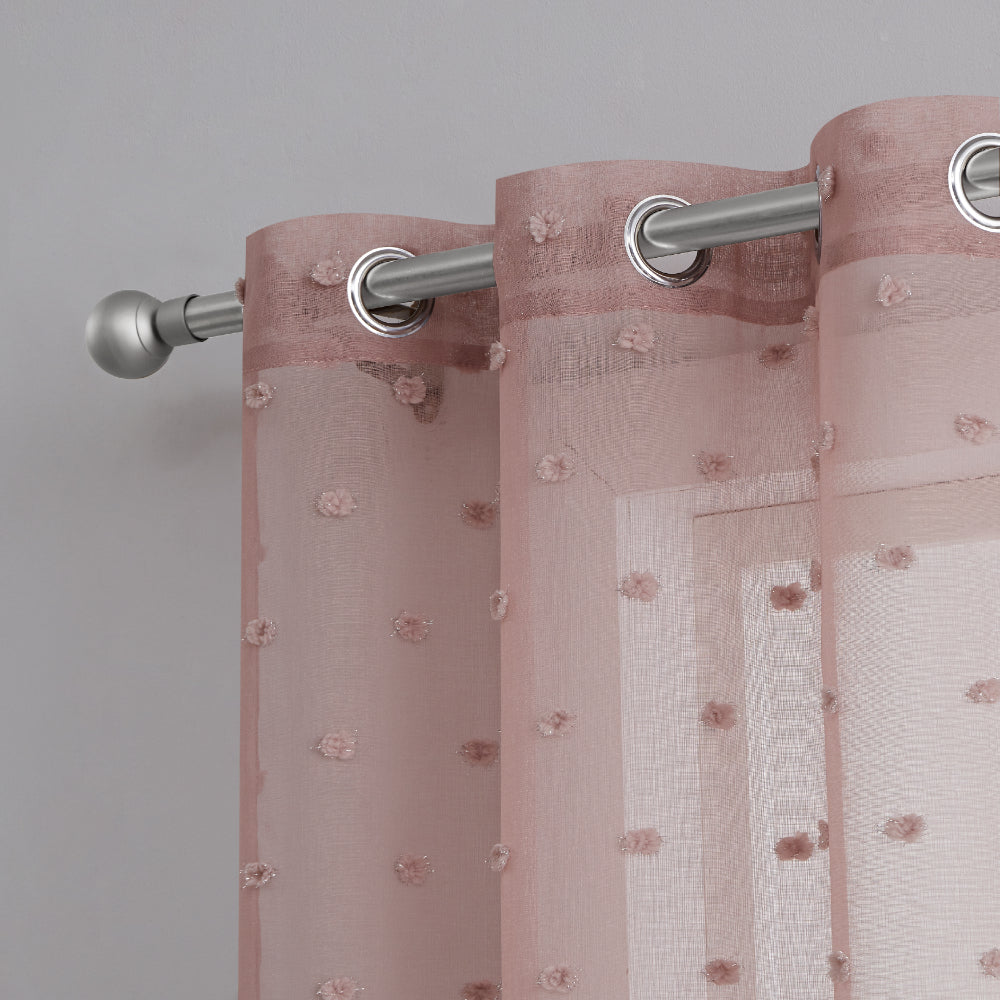 Glam Evelyn Polka Dot Sheer Curtains