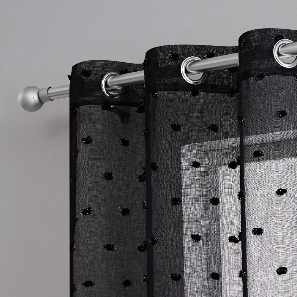 Glam Evelyn Polka Dot Sheer Curtains