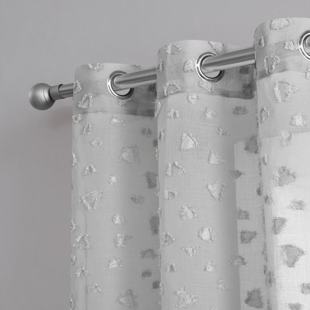 Glam Ethel Embellished Sheer Curtains