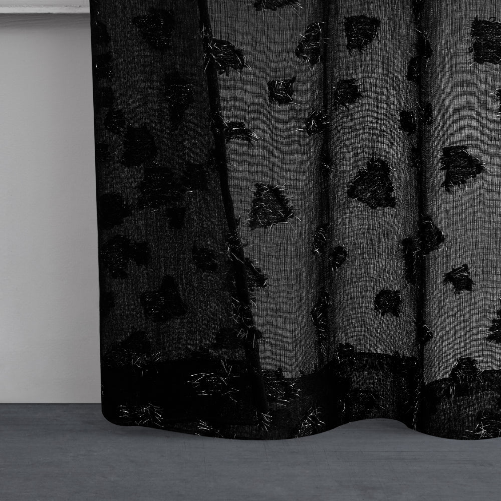Glam Ethel Embellished Sheer Curtains