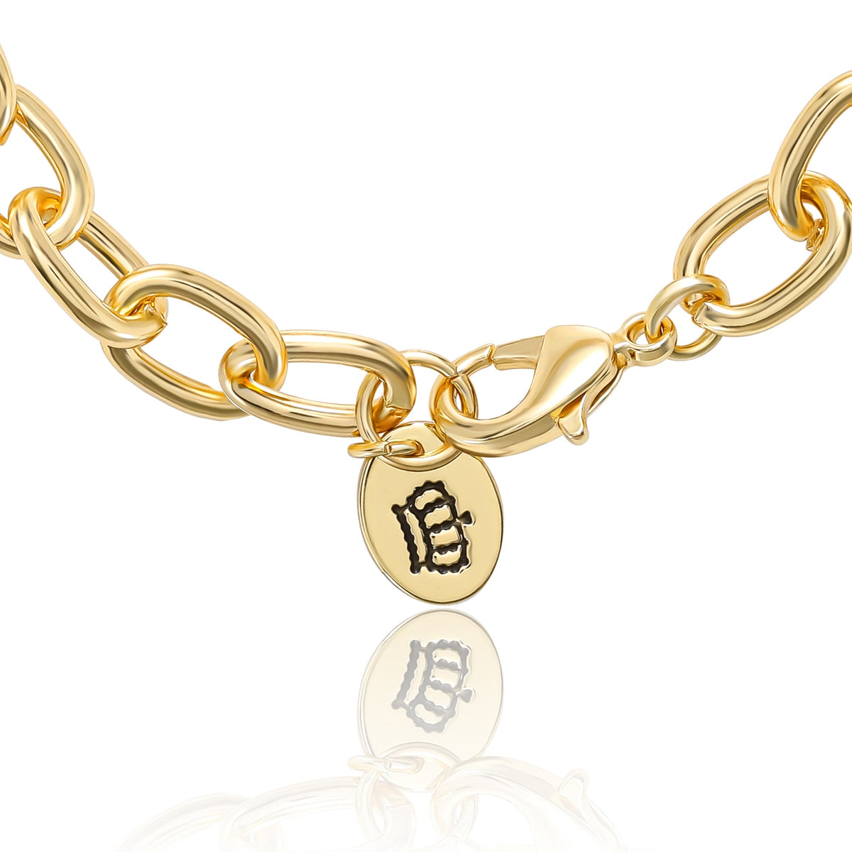 Glam Pavé Initial Charm Bracelet Letter S